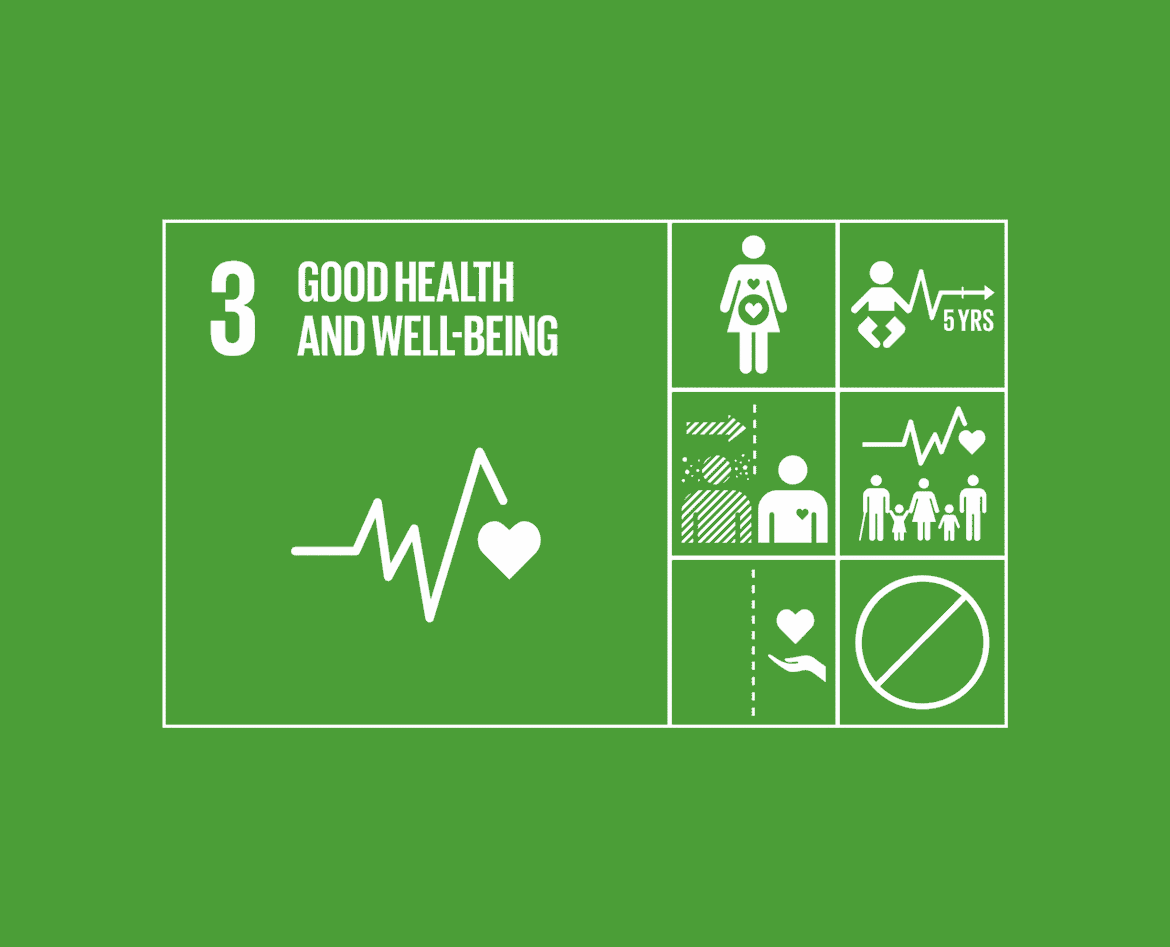 SUSTAINABLE DEVELOPMENT GOAL 3: Ensure healthy lives and promote well-being for all at all ages.
